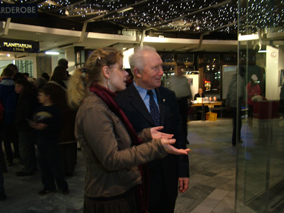 Sigmund Jähn und Sabine Heinz